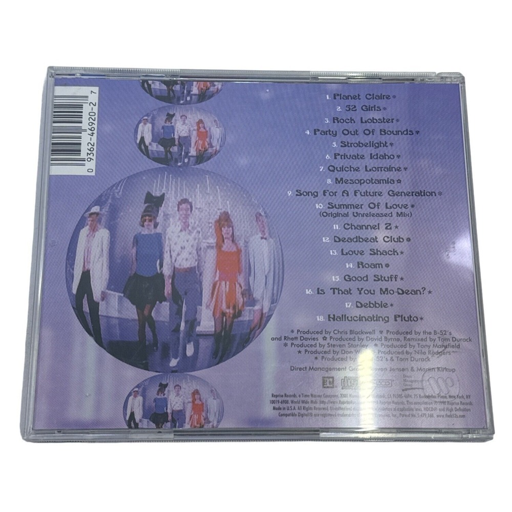 The B-52's Time Capsule Songs for a Future Generation CD 1998 Greatest Hits - Picture 4 of 4